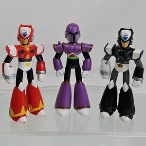 Three Mega Man X 3" PVC Figures Capcom Jazwares 2004.